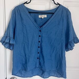 Madewell Denim Plaza Button-Front Shirt